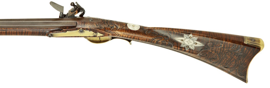 Decorative stock of a Pennsylvania rifle