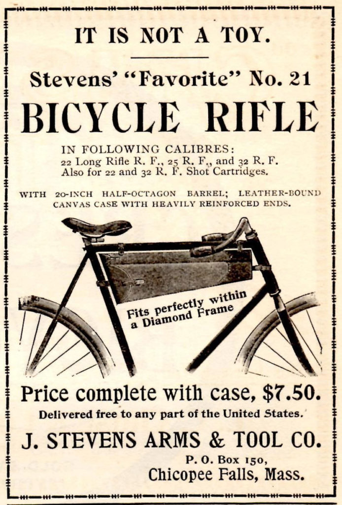 Stevens "Bicycle Rifle" Ad