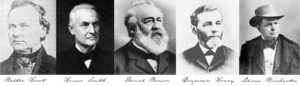 The "founding fathers" of the Winchester repeater