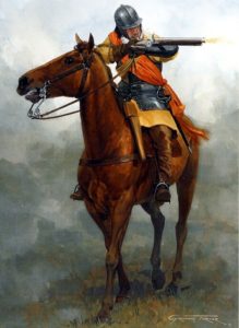 Cavalryman with Holster Pistol